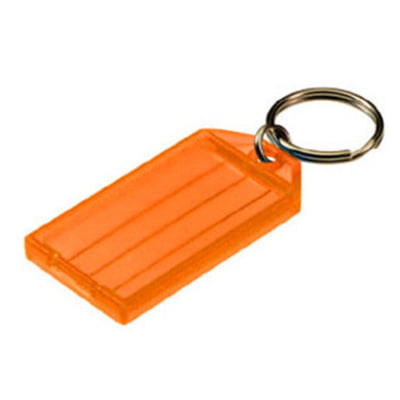 Porte-clefs plastique Midi compact (clair transparent, Plastique