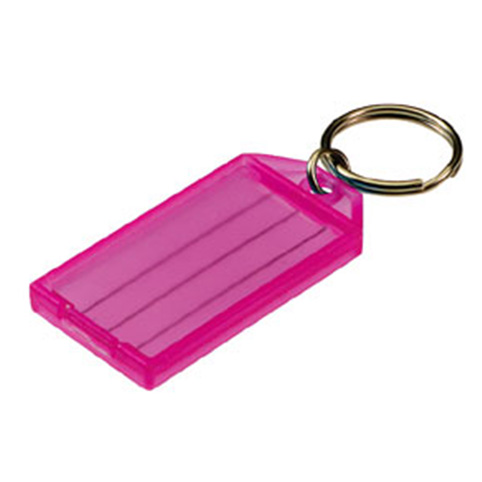 Porte-clefs Poupoune argent et rose - Retour de plage